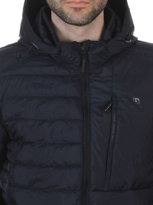 88045 DK. BLUE Куртка мужская демисезонная (100 гр. холлофайбер)