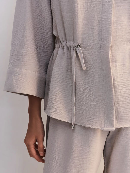 Блуза свободного кроя с кулиской / Zarina  фото 6