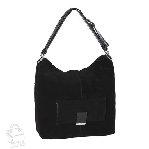 Сумка женская кожаная 99505AA black Velina Fabbiano-Safenta в Новосибирске