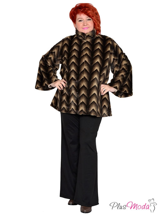 Шубка Модель №1774 размеры 44-84 - Plusmoda фото 7