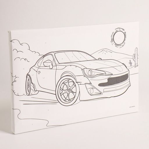 Картина по номерам Ралли в пустыне 2030 см - Школа талантов фото 4