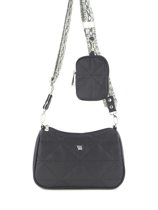 Сумка женская кросс-боди эко-кожа 42-142-1 цвет черный