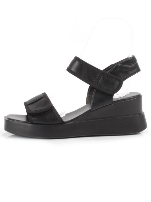 08-PEG248-2 BLACK Босоножки женские (натуральная кожа)