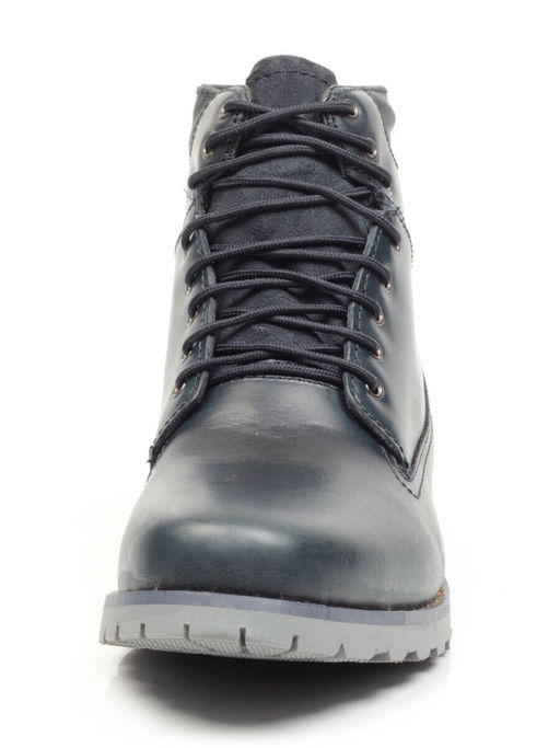 01-278498 NAVY Ботинки мужские зимние (искусственная кожа, шерсть)