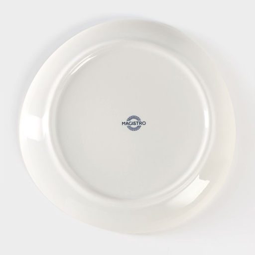 Десертная тарелка Magistro Ocean, d=17 см, фарфор, голубая