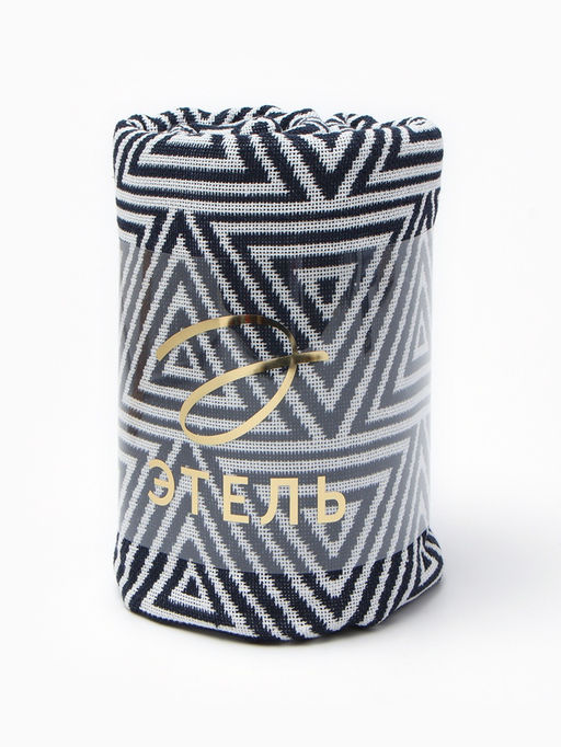 Плед с бахромой «Этель» Hypnosis, 130×180 см, серый