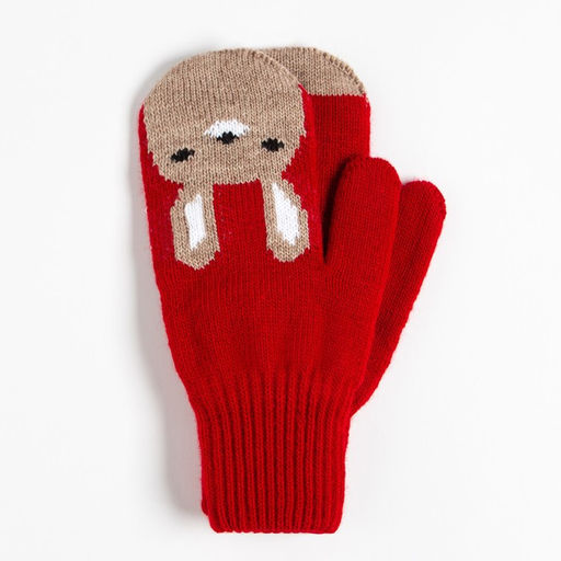 Новогодний подарочный набор «Подарок» варежки размер 19 и аксессуары (4 предмета)