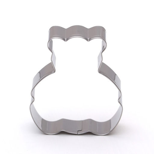 Цена за 5 шт. Форма для печенья «Медвежонок», 6×6.5×1.5 см, цвет серебристый