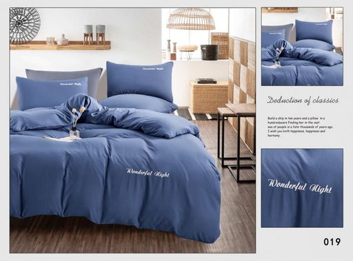 КПБ Alanna Vega однотонный с вышивкой AVOV021 Семейный фото 4