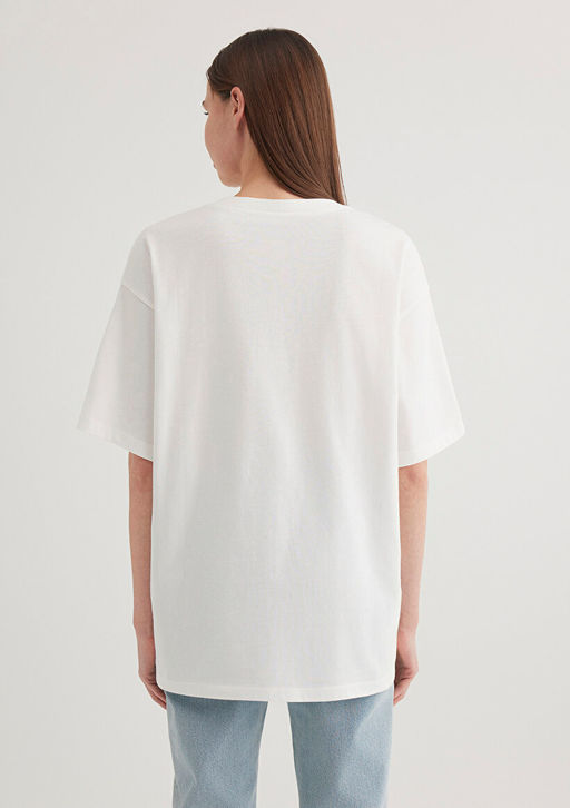 Mavi Logo Bask?l? Beyaz Tisort  фото 4