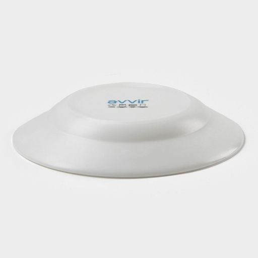 Тарелка глубокая Avvir Регал, d=20 см, стеклокерамика, цвет белый фото 3