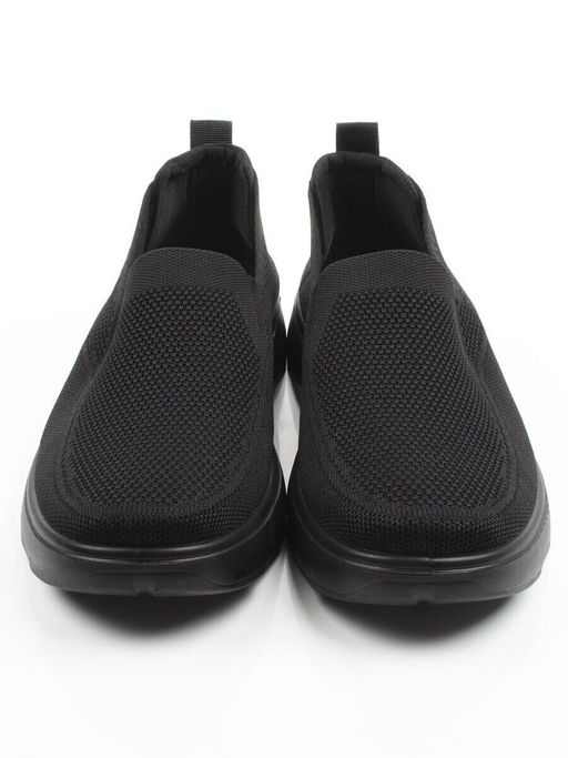 05-TEX-D03-07 BLACK Полуботинки спортивные летние мужские (текстиль)