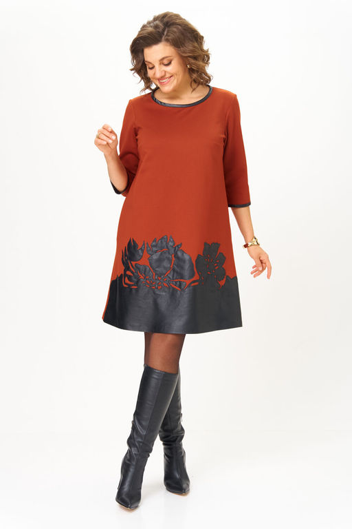 Платье Michel Chic 2140/1 терракот фото 3