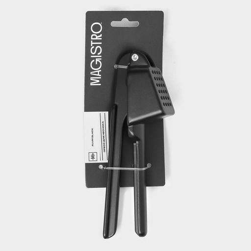 Пресс для чеснока Magistro Alum black, 16 см, цвет чёрный