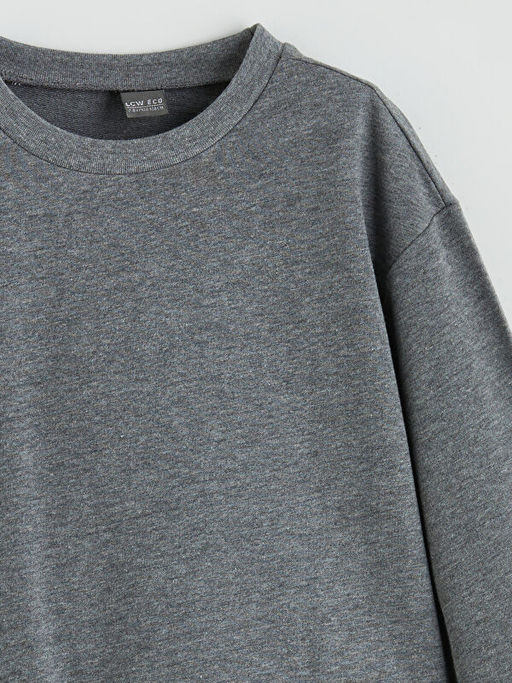 Bisiklet Yaka K?z ?ocuk Sweatshirt