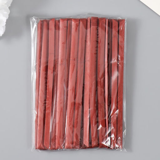 Цена за 25 шт. Сургуч для печати стержень 1/4 «Красное вино» 12.7×0.7×0.7 см