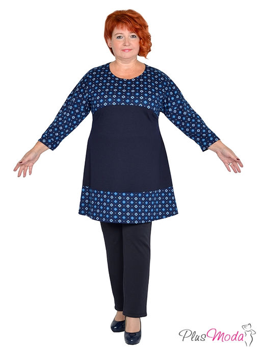 Туника Модель №1372 размеры 44-84 - Plusmoda фото 11