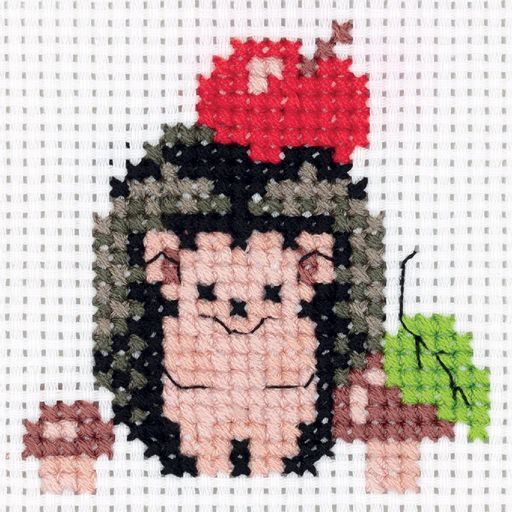 Klart набор для вышивания 8-330 Маленький ёжик 9.5 х 9.5 см