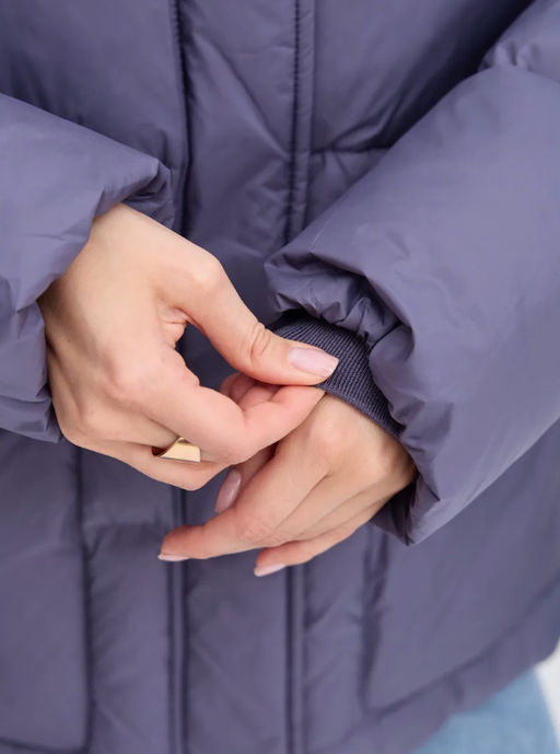 Укороченная куртка-пуховик с поясом БИО -ПУХ - Lawinter фото 11