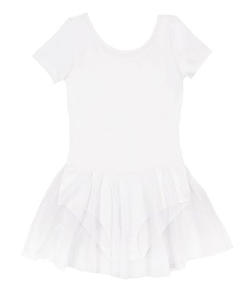 CRB wear/CAKG 40017-20 (CAK 4148) Купальник гимнастический, белый/Ex.Cherubino