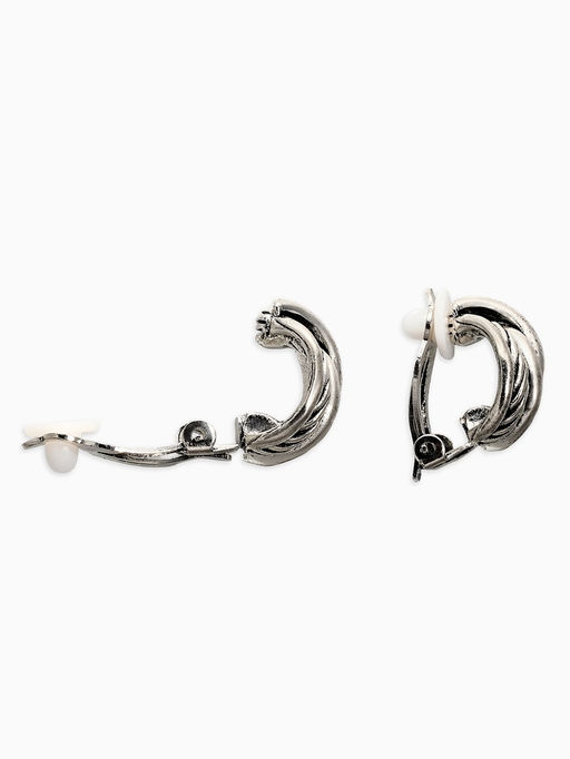 Цена за 2 шт. Клипсы «Узел», цвет чернёное серебро