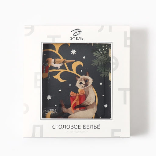 Скатерть новогодняя «Этель» Fairy tale: 150×180 см +/-3 см с ВГМО, 100% хлопок, саржа 190 г/м²