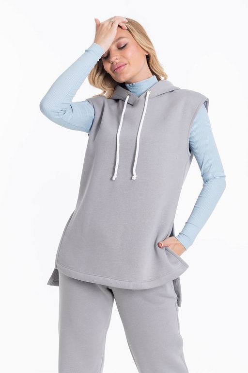 Костюм М324186б серый