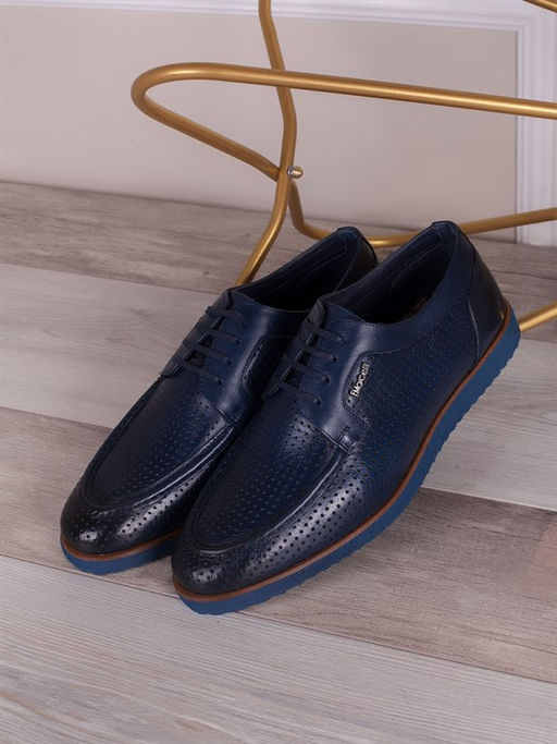 Слиперы мужские от производителя/ Лоферы/ Мокасины на все случие жизни 1507-03-L1 Темно-синий