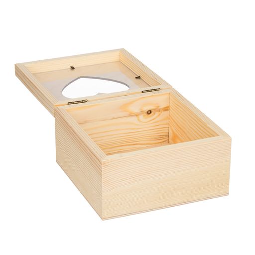 Заготовка для декорирования Mr. Carving ВД-737 Шкатулка с сердцем сосна 16 х 6 х 9 см фото 3