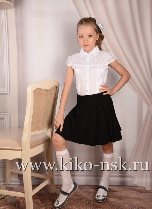 1516 Юбка школьная пышная - Kiko фото 10