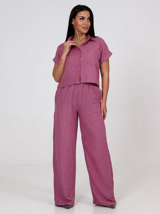 ЖК-Камила ЖЕНСКИЙ КОСТЮМ (Сухая роза) - А-дина фото 2