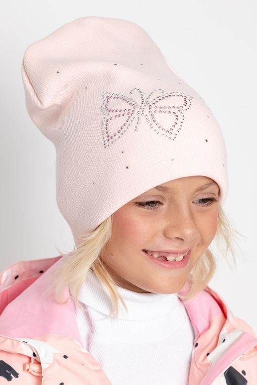 Crockid _ КВ 20262/персик шапка для дев