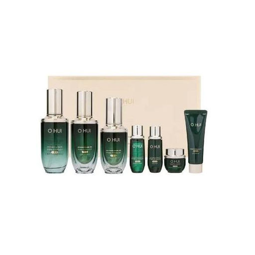 Cыворотка ампульная с эффектом лифтинга в наборе O HUI Prime Advancer PRO Ampoule Serum Set 7, Gel Cleanser 40ml+Water 100ml/20ml+Emulsion 20ml+Serum 50ml+20ml+Cream EX 7ml
