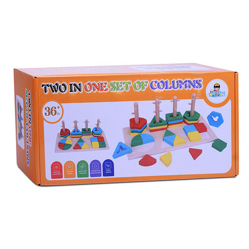 Игра логическая 2 в 1 Геометрия - Щепочка фото 6