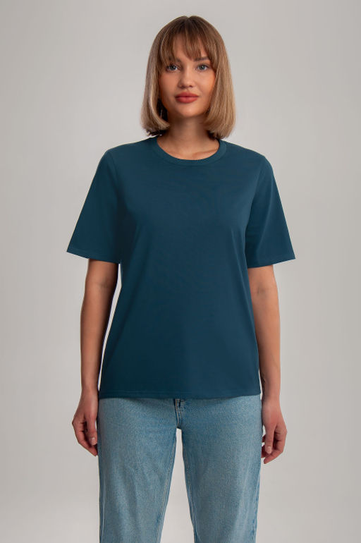 Арт. 3176/10 Футболка женская 44-52 (5 шт) Цвет:изумрудный - Калинка фото 10