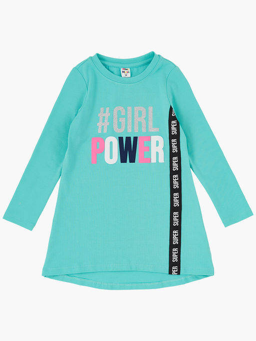 Платье для девочки UD 6346 бирюза - Mini maxi фото 6