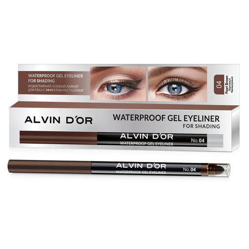 Alvin Dor P-23 Карандаш для глаз гелевый водостойкий Lipliner for shading тон 04 pearl brown