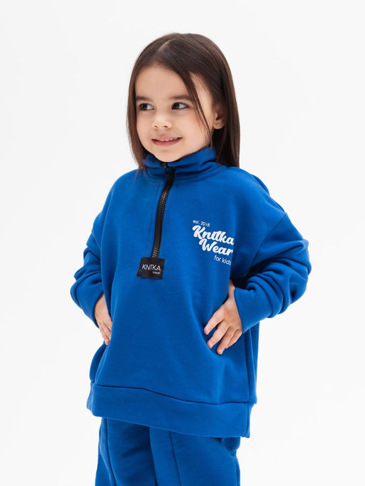 067 Детский костюм, василек (3хнитка петля)