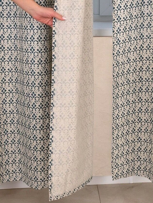 Штора набив. Амелия тесьма п/лен 145*260 см. - Лен поволжья фото 3