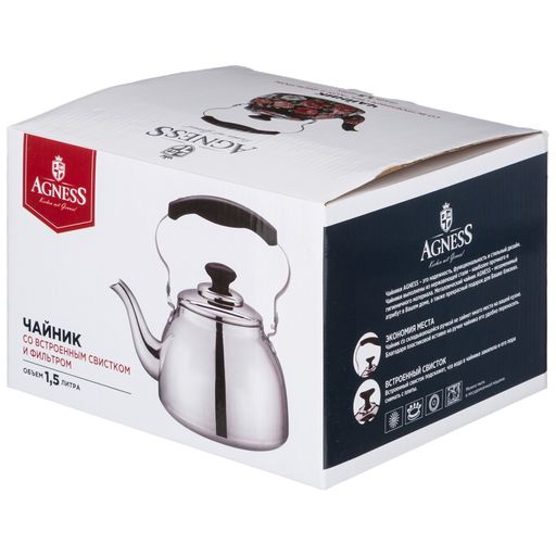 ЧАЙНИК AGNESS 1,5 Л  фото 2