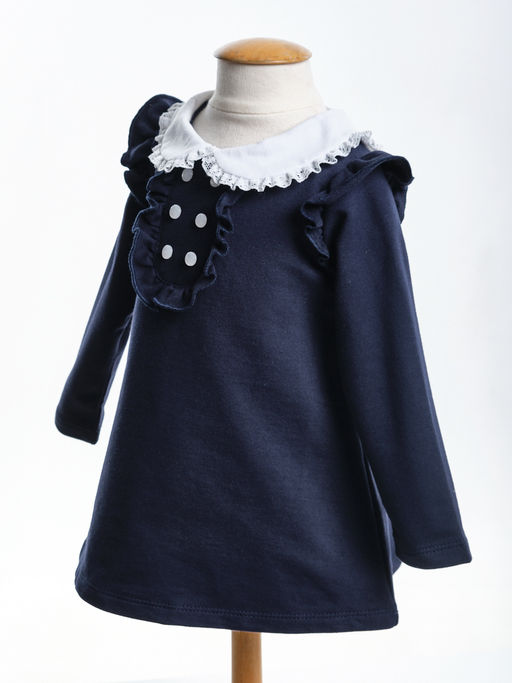 Платье с воротником UD 1136 т.синий - Mini maxi фото 3