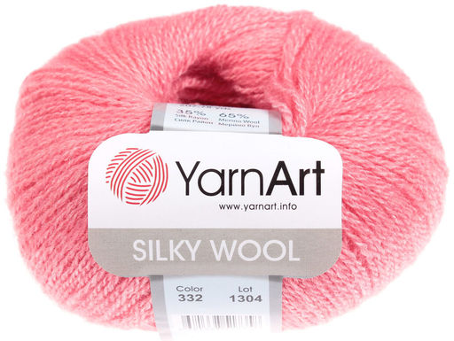 Силки вул (Silky wool) пряжа YarnArt 65% шерсть мериноса 35% искуственный шелк 10х25г/190м
