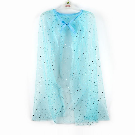 Карнавальный костюм «Зимняя принцесса», плащ 80 см, диадема, голубой