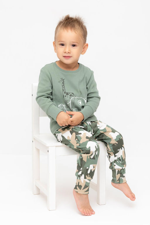 К 1541/24/милитари,тропический камуфляж пижама дет