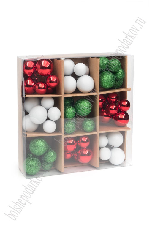 Набор шаров на проволоке (54шт) SF-8007, микс №5 - Больше подарков фото 5