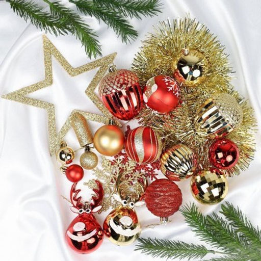 Елочное украшение 58 штук Ассорти / HX-26 /уп 16/ - Галеонтрейд фото 3