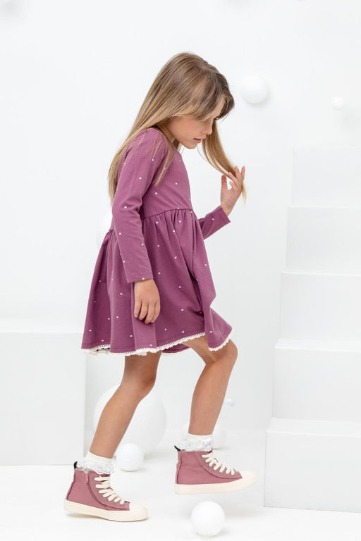 КР 5720/амарант,сердечки к431 платье для дев