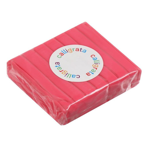 Полимерная глина Calligrata 50 г, флоуресцентная маджента