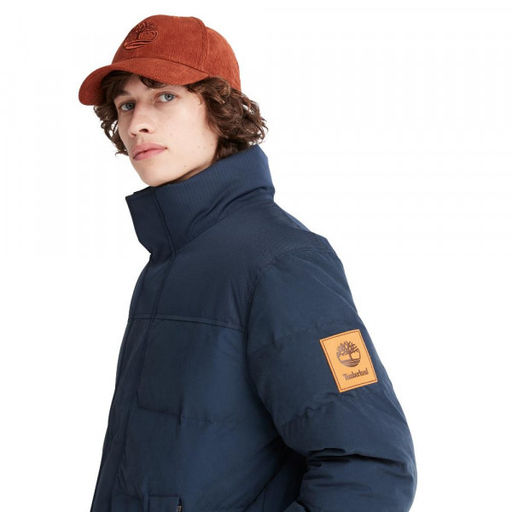 Мужская куртка Timberland Jacket DWR Welch Mountain Puffer синяя  фото 7