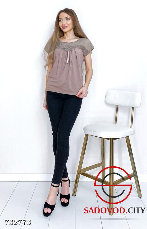 Женская блузка с коротким рукавом - Bruno фото 6